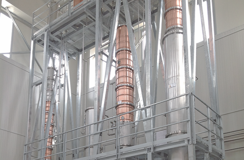 Esempio di distilleria industriale